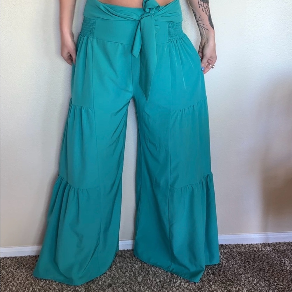 Teal Pants